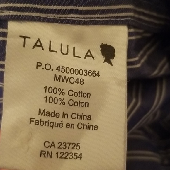 Aritzia boyfriend fit long sleeve button down - Picture 4 of 4